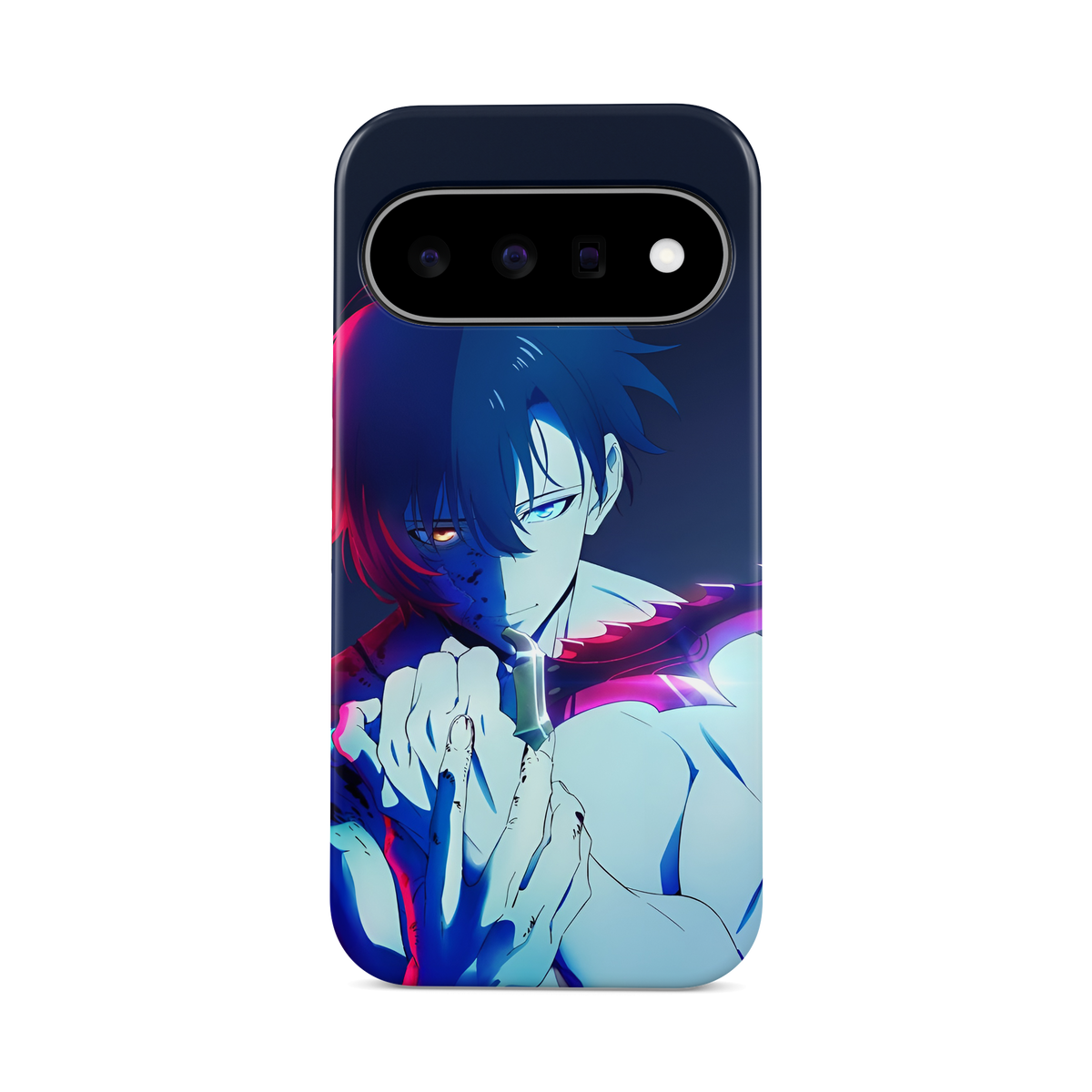 Google Pixel 11 | Reborn | Sung Jin-Woo phone case, front view.