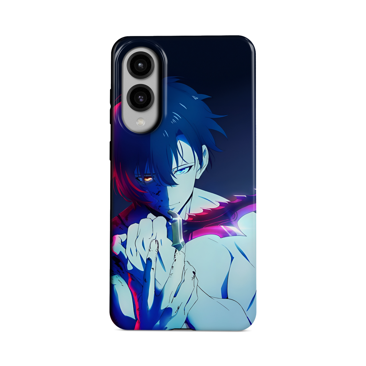 Samsung Galaxy S25 Edge | Reborn | Sung Jin-Woo phone case, front view.