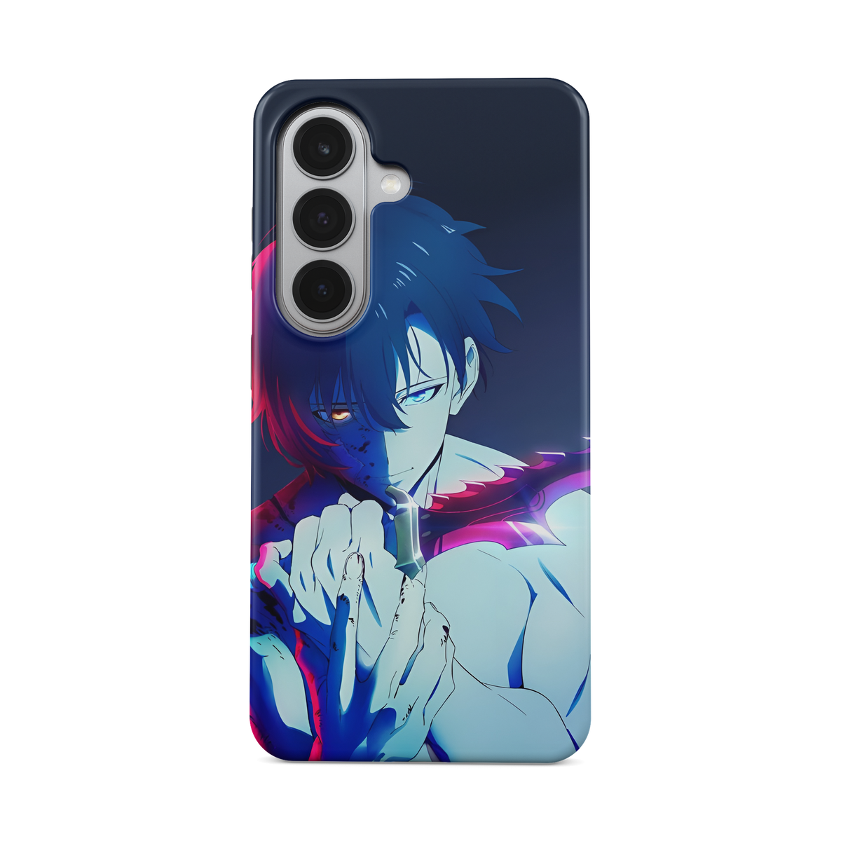 Samsung Galaxy S26 Plus | Reborn | Sung Jin-Woo phone case, front view.
