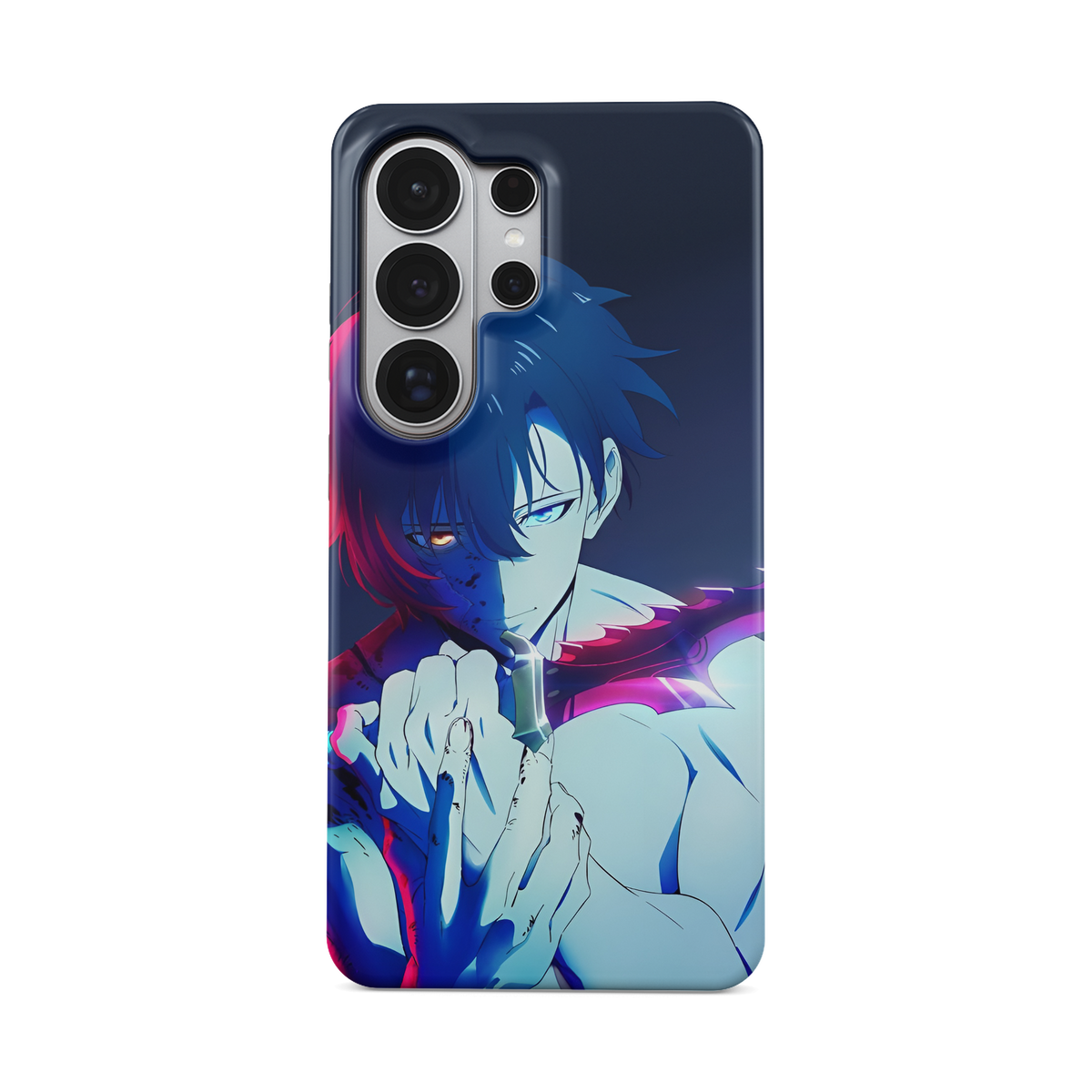 Samsung Galaxy S26 Ultra | Reborn | Sung Jin-Woo phone case, front view.