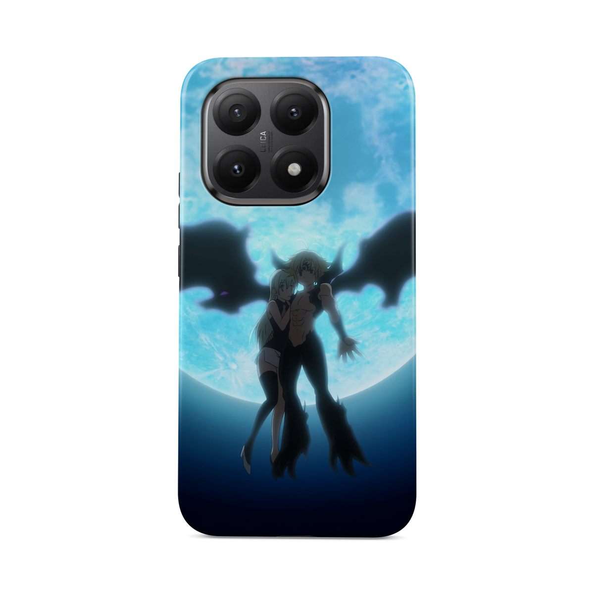 Xiaomi 15T | The Forbidden Moonlight | Meliodas x Elizabeth phone case, front view.