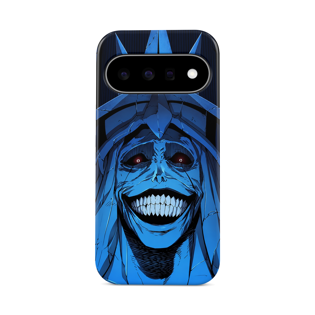 Google Pixel 11 | Smile | Statue of God phone case, front view.