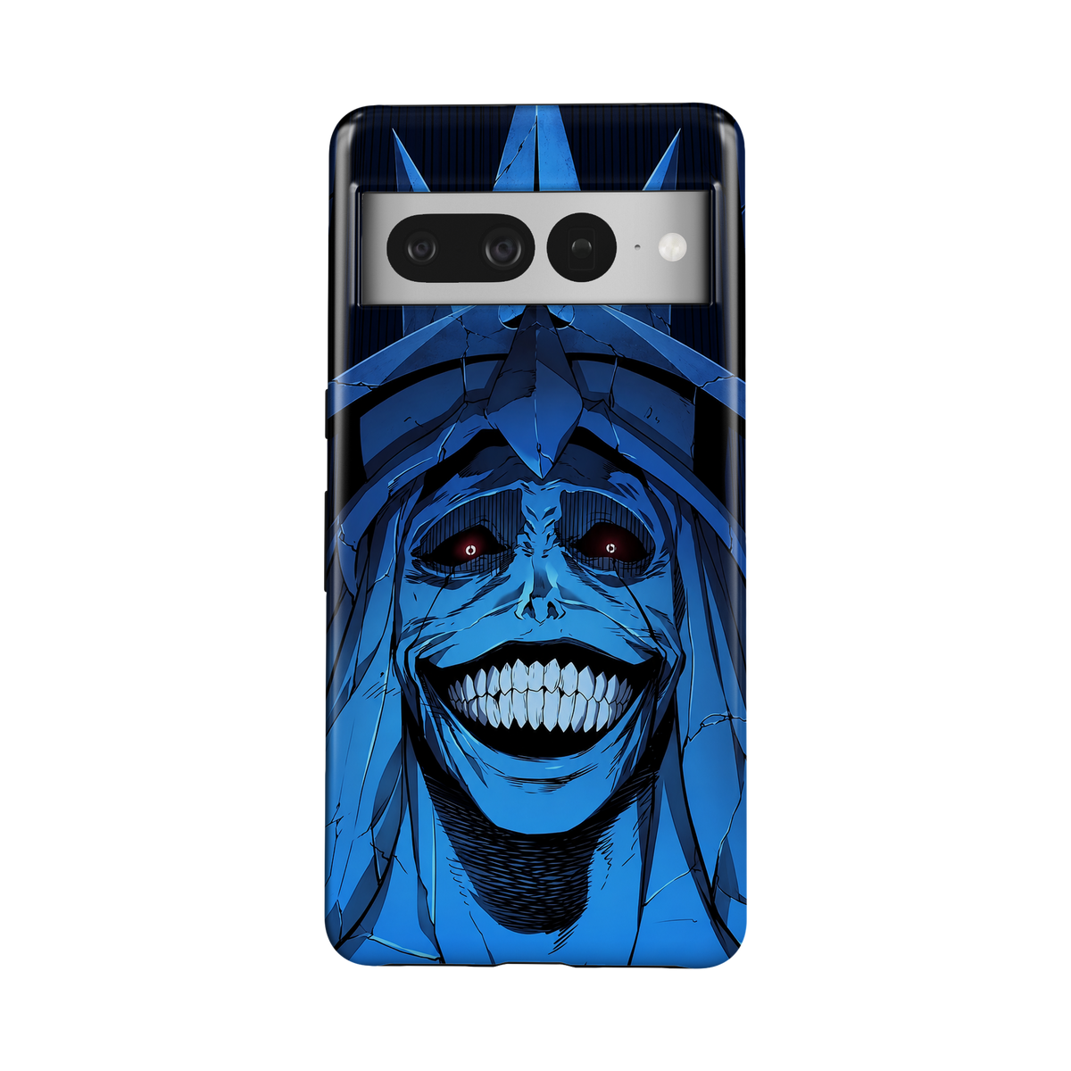 Google Pixel 7 Pro | Smile | Statue of God phone case, front view.